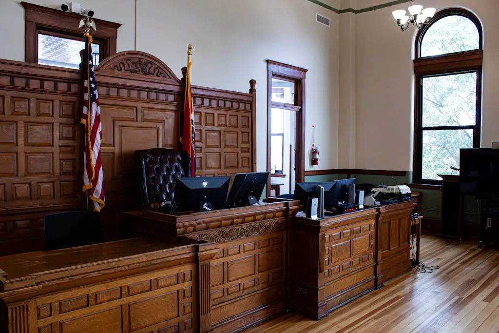 Court Room Bench